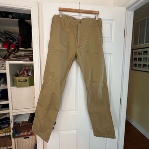 Tellason Dark Khaki Utility Pants Size 36